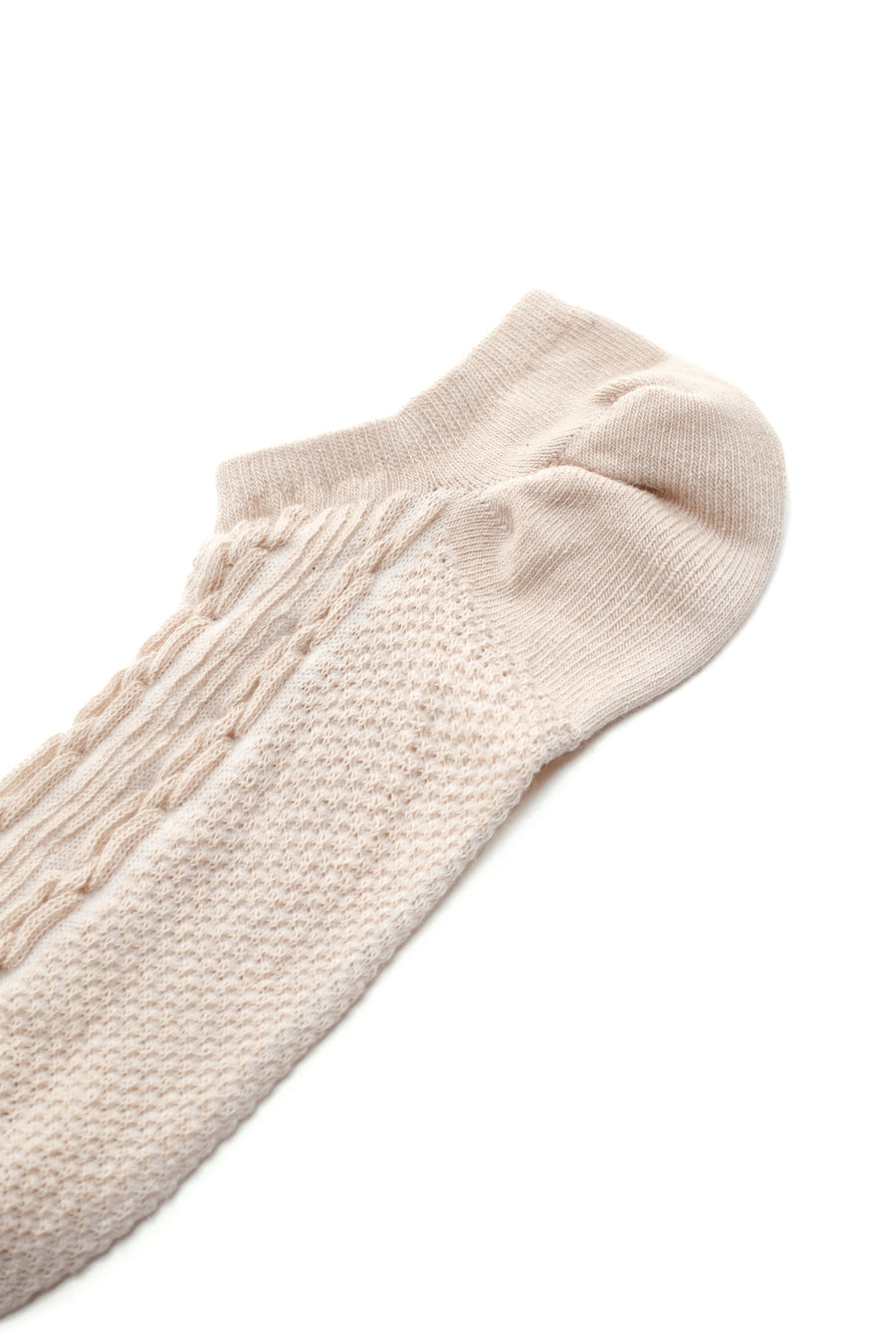 Women's Beige Cotton Socks