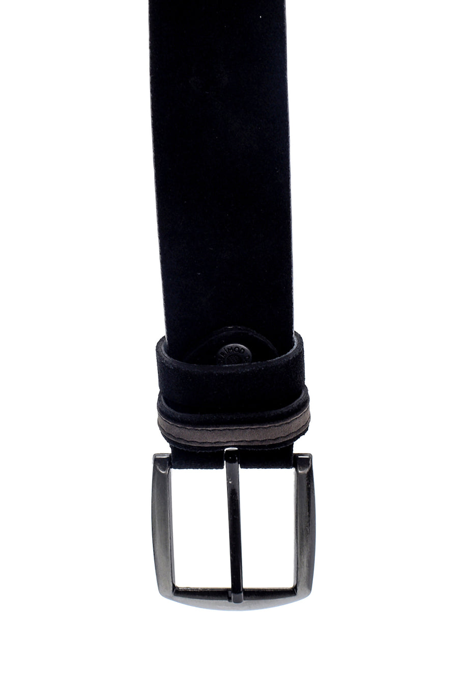 Men's Black Casual Leather Belt