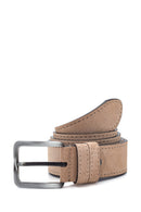 Men's Leather Suede Belt | Derimod
