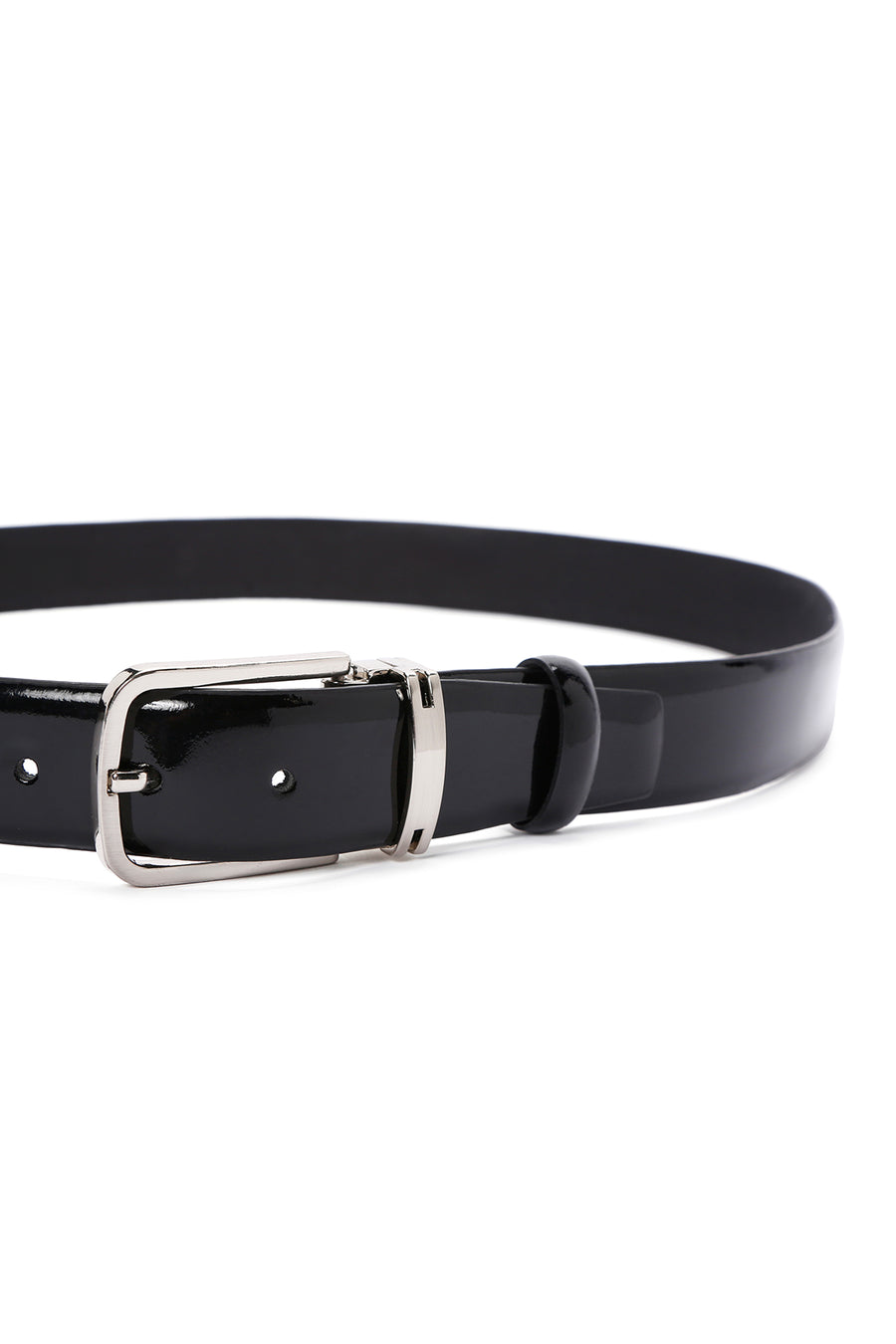 Men's Black Leather Belt