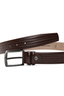 Men's Brown Leather Belt | Derimod