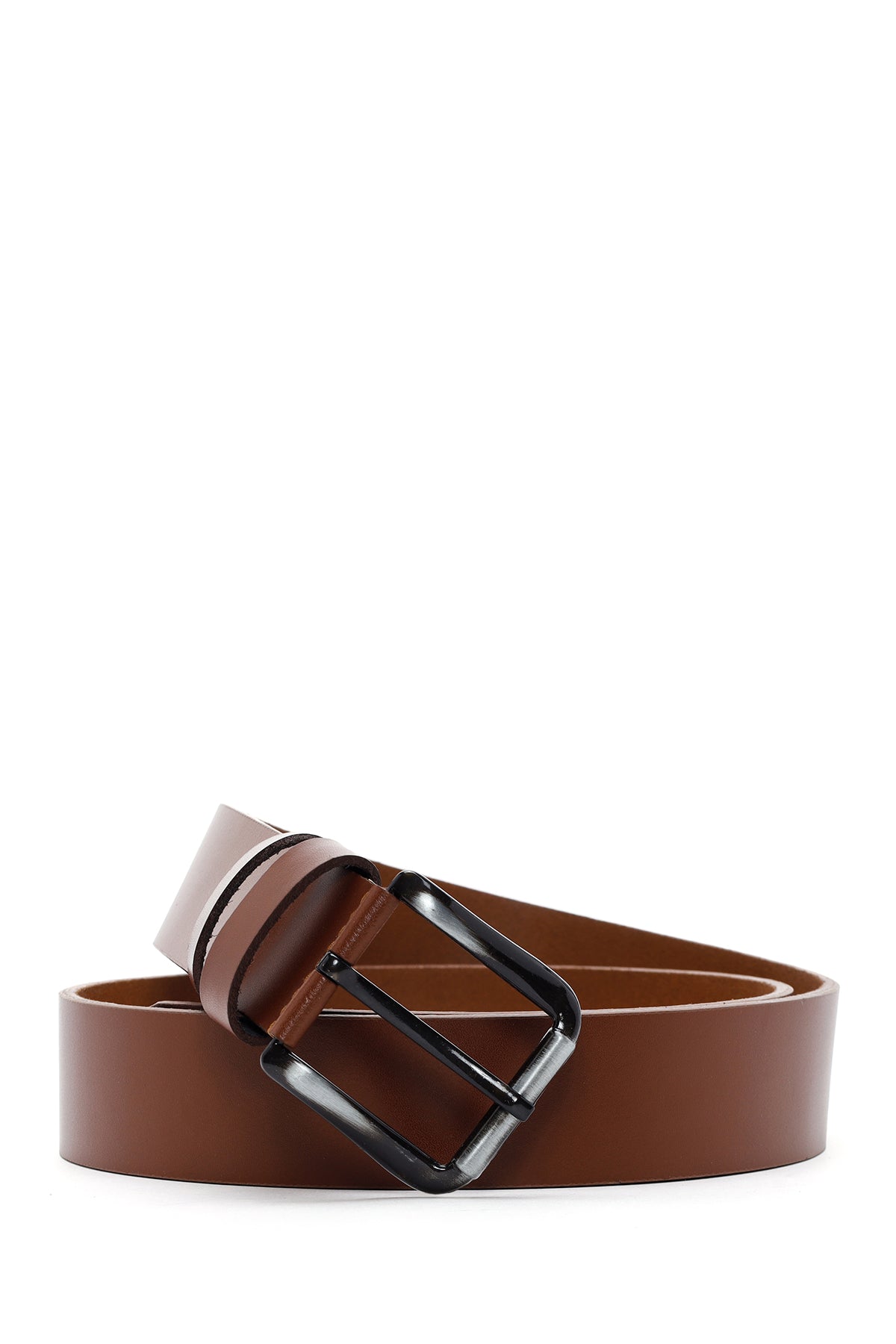 Men's Brown Leather Belt 000A2D1304218 | Derimod