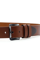 Men's Brown Leather Belt | Derimod