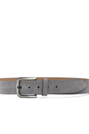 Men's Gray Suede Leather Belt | Derimod