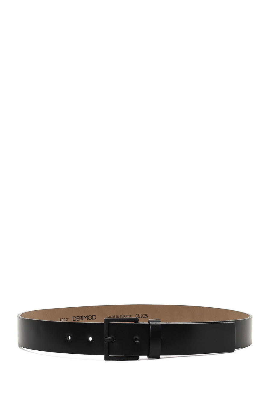 Men's Black Leather Belt