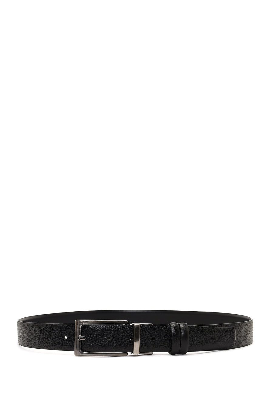 Men's Black Leather Belt