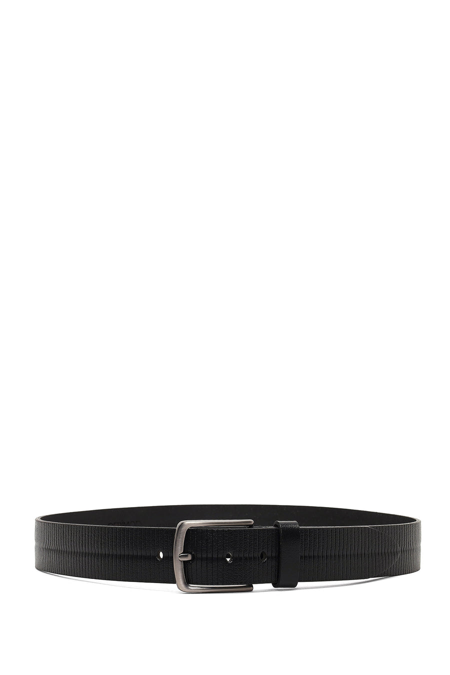 Men's Black Leather Belt