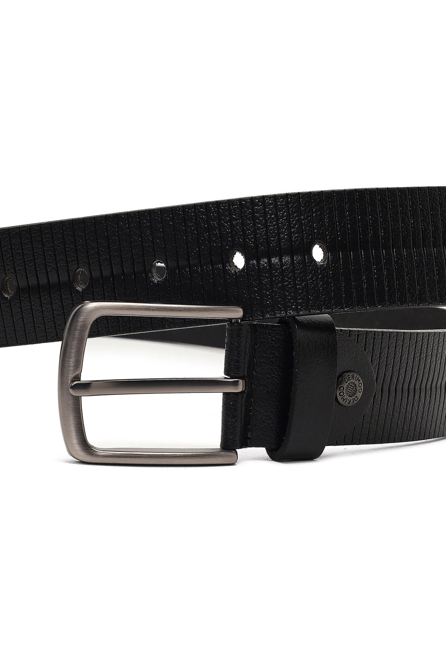 Men's Black Leather Belt