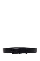 Men's Black Leather Belt | Derimod