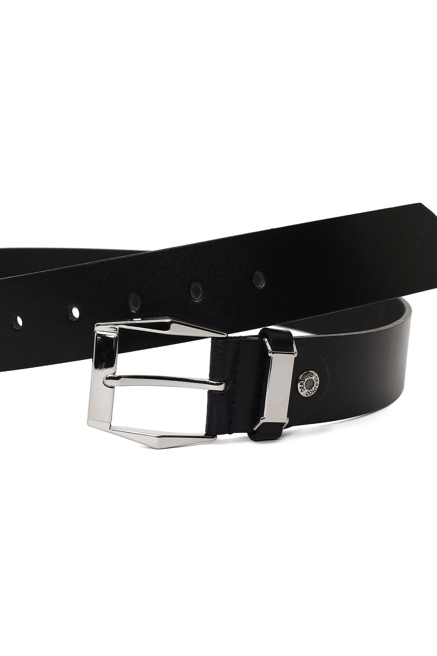 Male Black Leather Belt