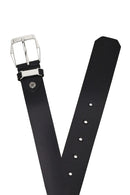 Male Black Leather Belt | Derimod