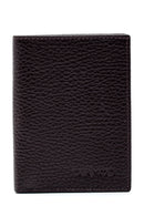Men's Brown Leather Card Holder | Derimod