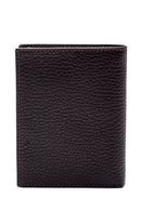 Men's Brown Leather Card Holder | Derimod