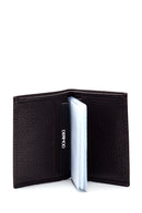 Men's Brown Leather Card Holder | Derimod