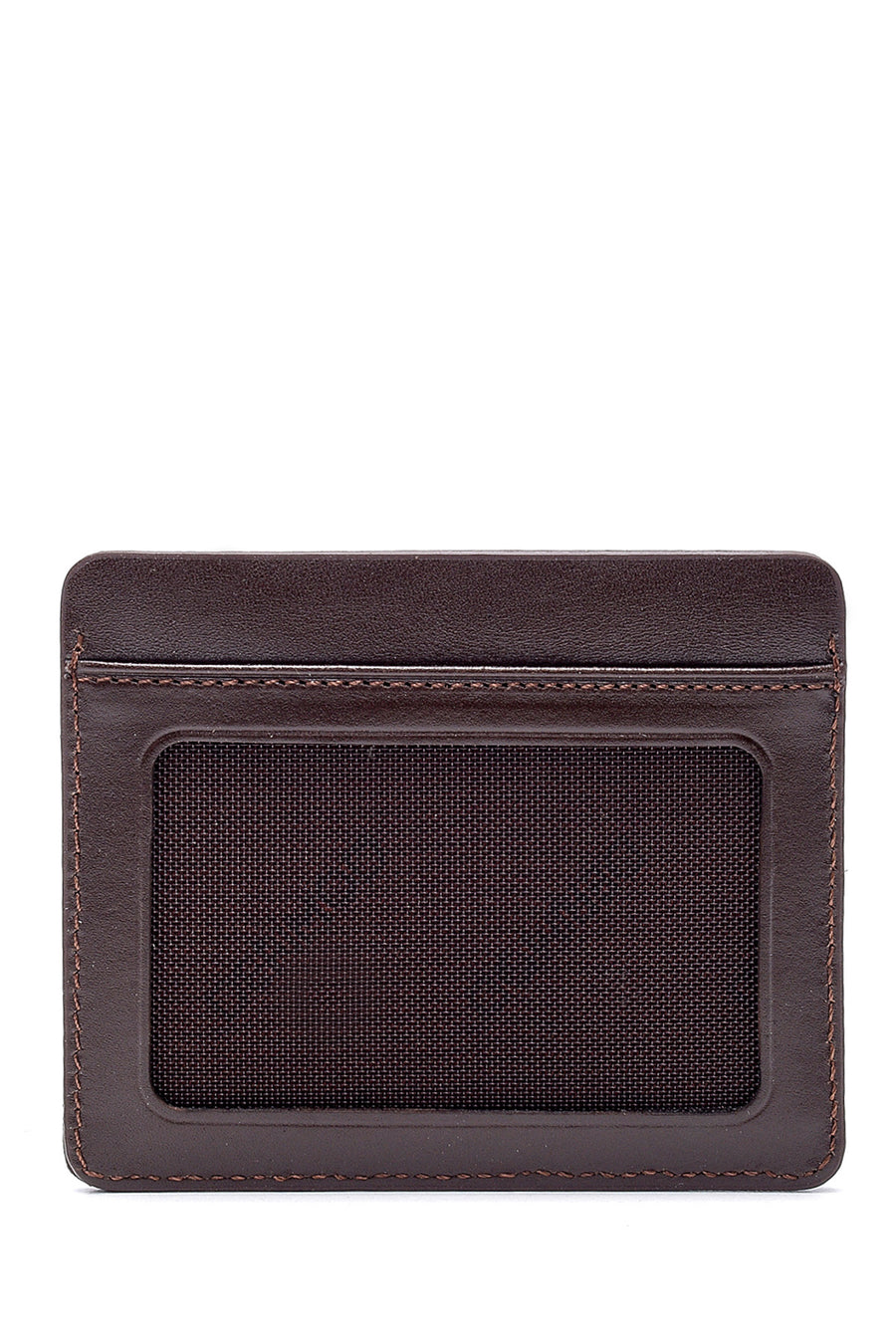 Men's Brown Leather Card Holder