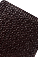 Men's Brown Leather Card Holder | Derimod