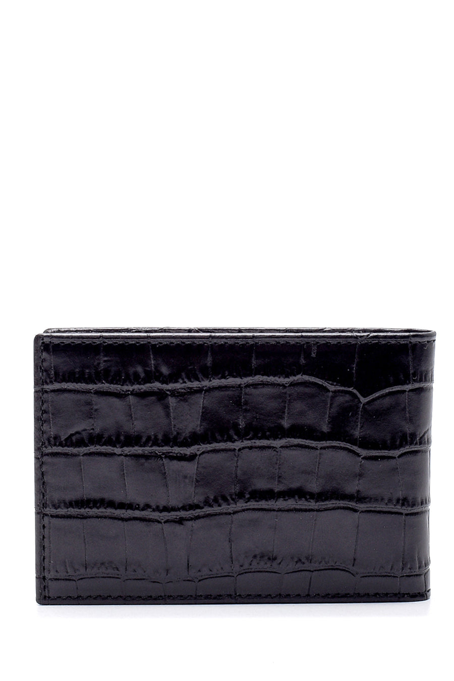Men's Leather Crocodile Patterned Wallet