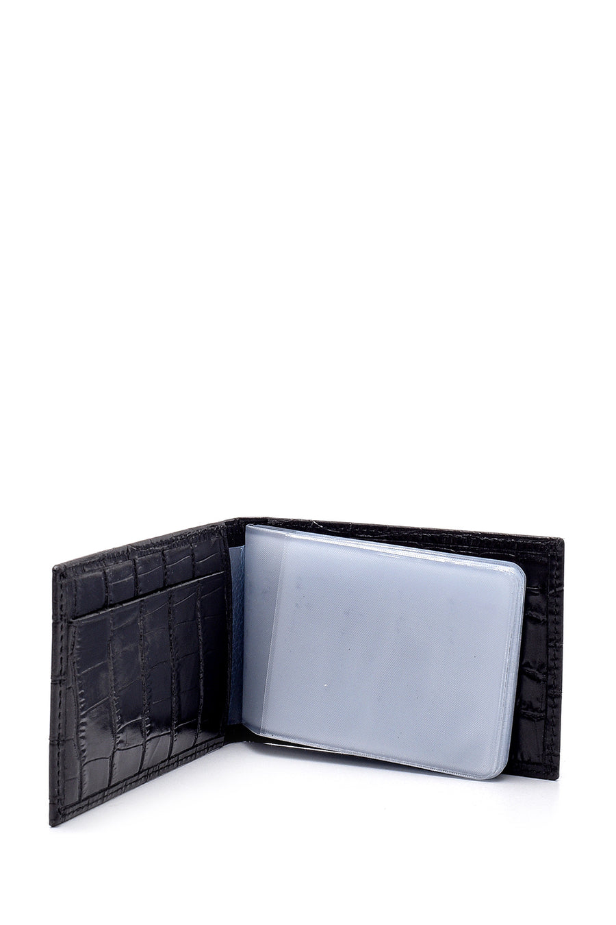 Men's Leather Crocodile Patterned Wallet