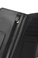 Men's Black Leather Wallet | Derimod