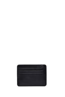 Men's Black Leather Card Holder | Derimod
