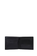 Men's Black Leather Wallet | Derimod