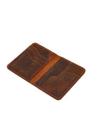 Men's Brown Leather Cardholder | Derimod