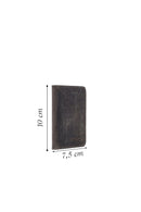 Men's Gray Leather Cardholder | Derimod