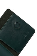 Men's Green Leather Card Holder | Derimod