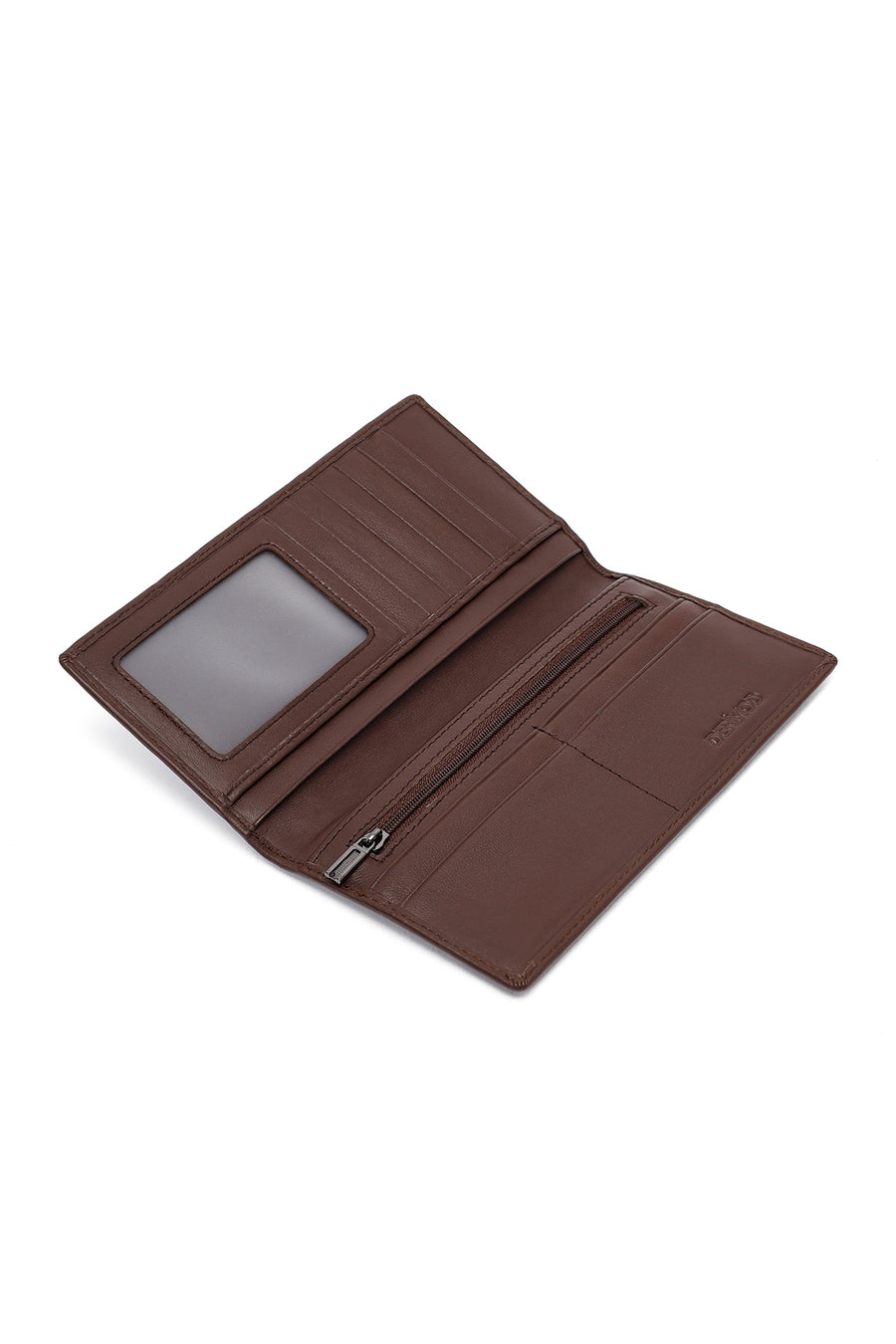 Men's Brown Braided Leather Wallet