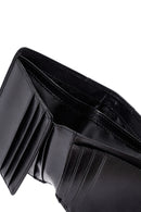 Men's Black Leather Wallet | Derimod