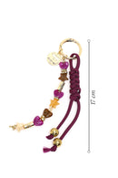 Women's Purple Beaded Metal Charm | Derimod