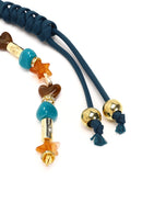 Women's Blue Beaded Metal Charm | Derimod