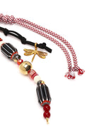 Women's Black Beaded Metal Charm | Derimod