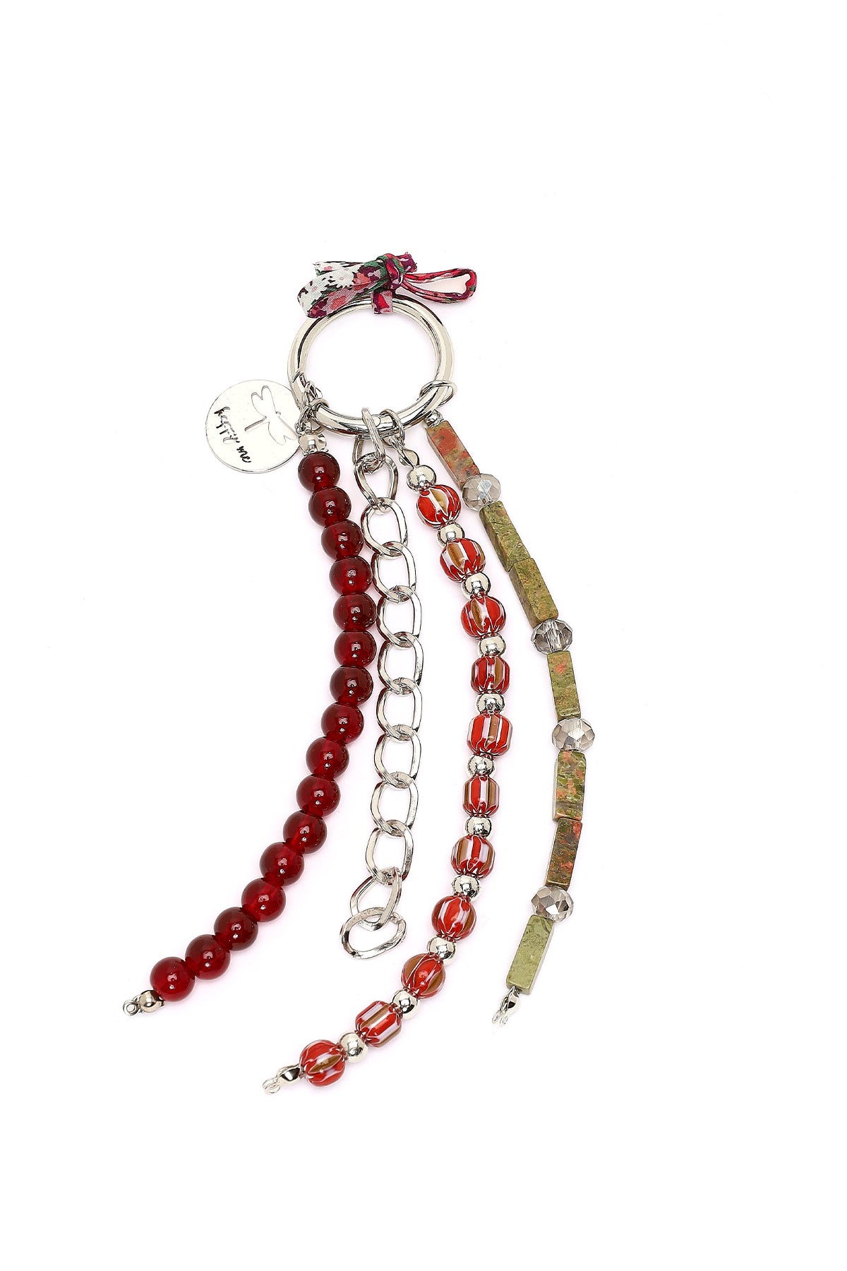 Kadın Bordo Boncuklu Metal Charm 000A2D470714 | Derimod
