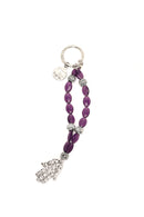 Kadın Mor Boncuklu Metal Charm | Derimod