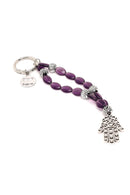 Kadın Mor Boncuklu Metal Charm | Derimod
