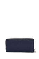 Women's Navy Blue Wallet | Derimod