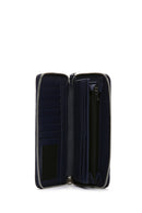 Women's Navy Blue Wallet | Derimod