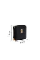 Women's Black Red Detailed Card Holder | Derimod