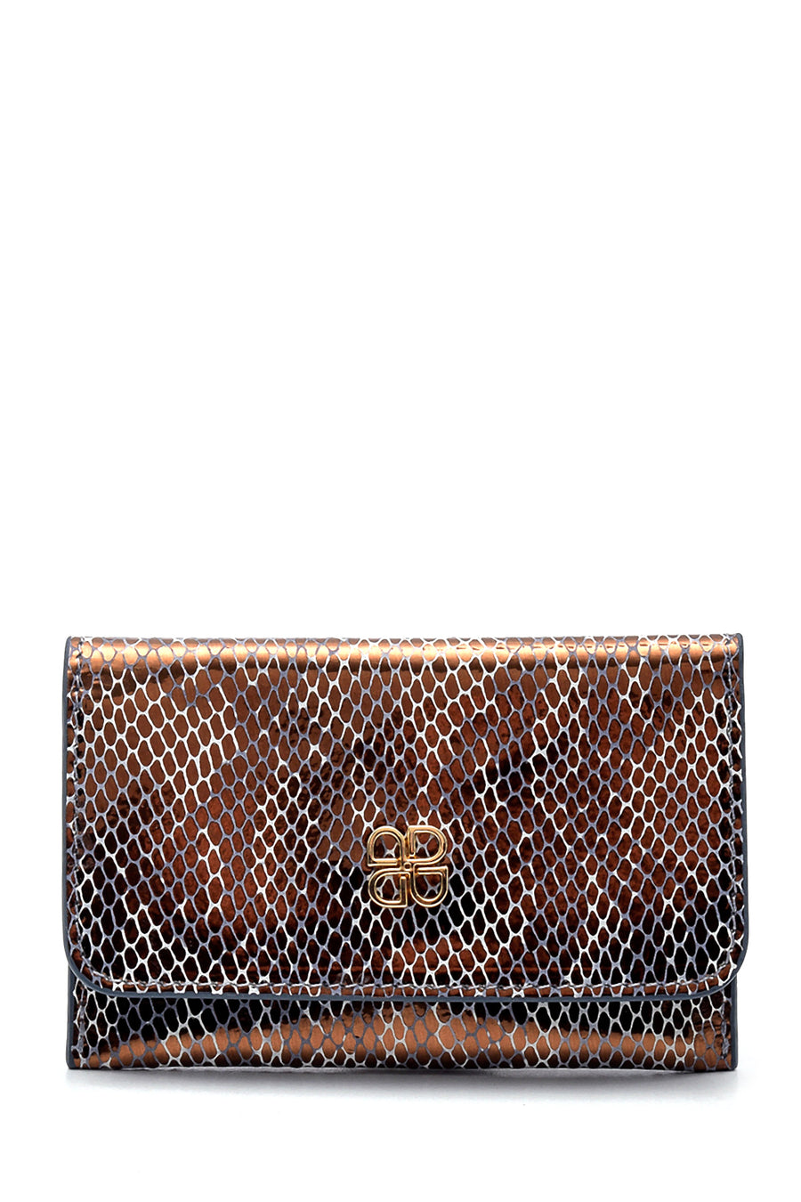 Women's Snakeskin Pattern Wallet 000A2D509540 | Derimod