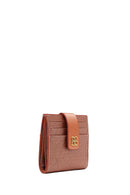 Woman Bronze Printed Cardholder | Derimod