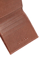 Woman Bronze Printed Cardholder | Derimod
