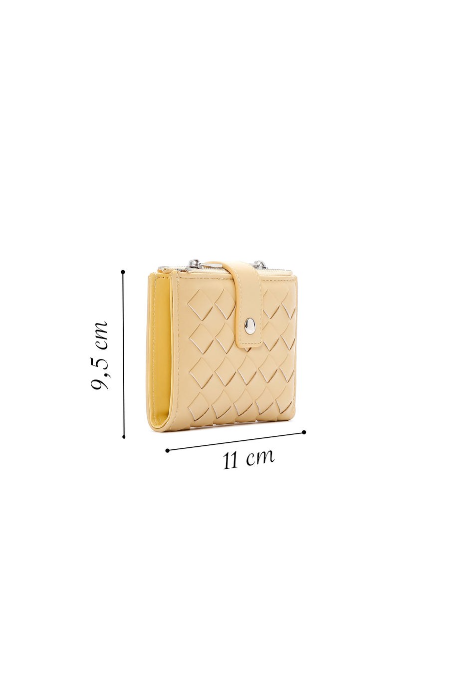 Women's Yellow Knit Wallet
