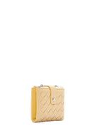 Women's Yellow Knit Wallet | Derimod