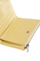 Women's Yellow Knit Wallet | Derimod