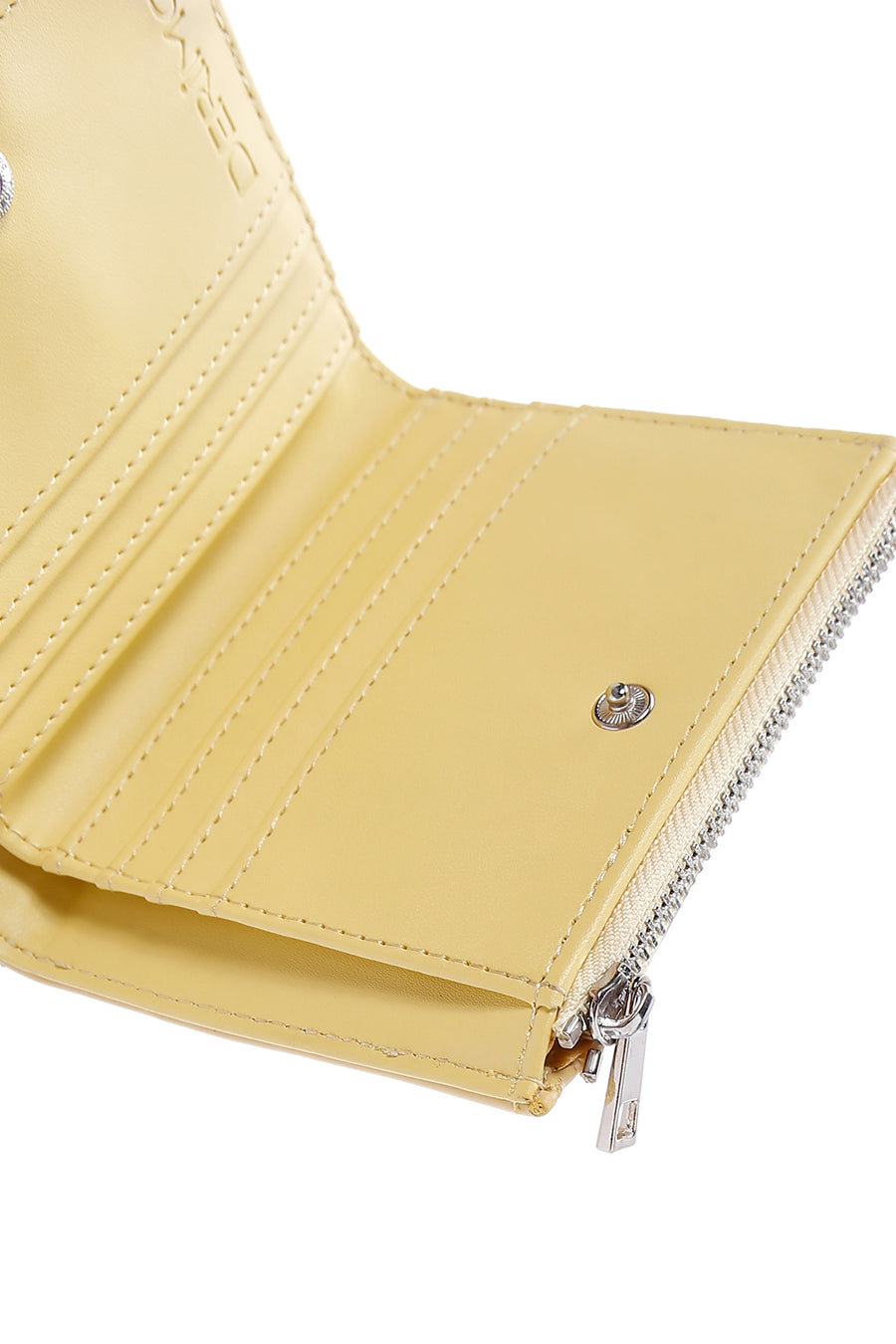 Women's Yellow Knit Wallet