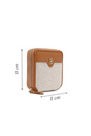 Women's Tan Patterned Wallet | Derimod