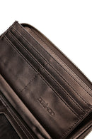 Women's Copper Quilted Wallet | Derimod