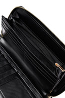 Women's Black Leopard Wallet | Derimod