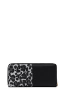Women's Black Leopard Wallet | Derimod